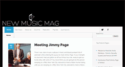 Desktop Screenshot of newmusicmag.com